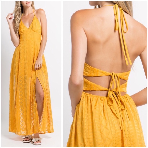 Dresses & Skirts - Tie-Back Maxi Dress